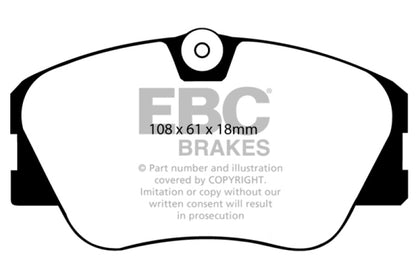 EBC GreenStuff Front Brake Pads - DP2577 EBC
