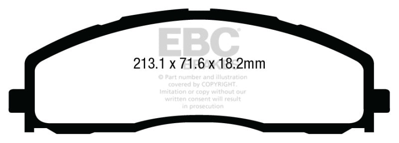 EBC Ultimax2 Front Brake Pads - UD1680