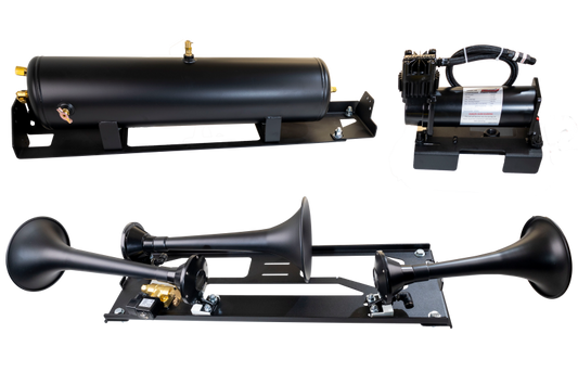 Kleinn 23-24 Ford F-250/ F-350/ F-450 Onboard Air System w/ Model 730 Horns