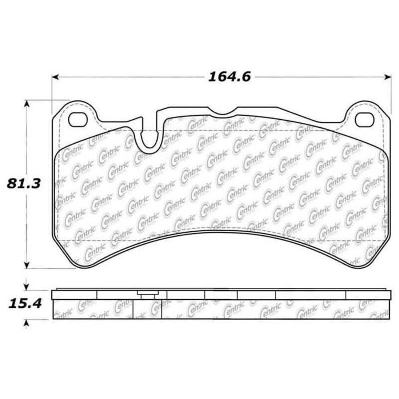 StopTech Premium Ceramic Brake Pads - 308.11160