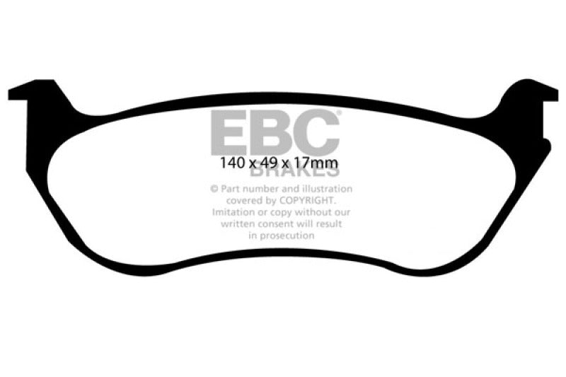 EBC RedStuff Rear Brake Pads - DP31626C