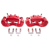 Power Stop 92-96 Mitsubishi Montero Front Red Caliper - Pair