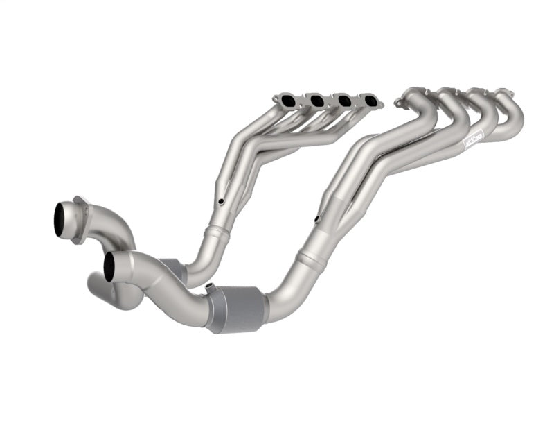 Kooks 20-22 Ford F250 7.3L V8 / Ford F350 7.3L V8 1-7/8in x 3in SS Headers w/ H.O. Green Catted Conn Kooks Headers