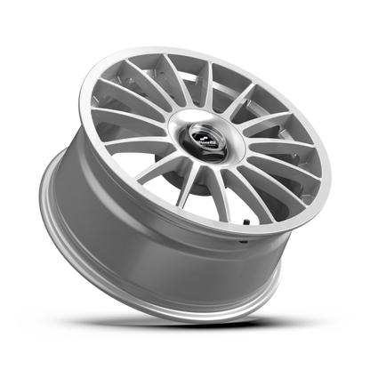 fifteen52 Podium 19x8.5 / 5x114.3 BP / 35 ET / 73.1 CB / 6.14 BS / Speed Silver Wheel