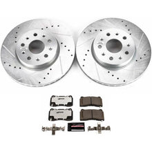 Load image into Gallery viewer, Power Stop 16-18 Cadillac CT6 Front Z26 Street Warrior Brake Kit