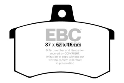 EBC GreenStuff Rear Brake Pads - DP2370 EBC