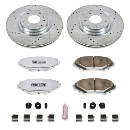 Power Stop 04-11 Mazda RX-8 Front Z26 Street Warrior Brake Kit PowerStop