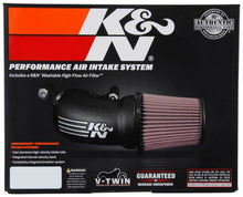 Load image into Gallery viewer, K&amp;N 08-17 Harley Davidson Touring Models Performance Air Intake System Silver