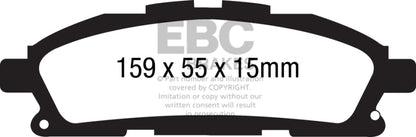 EBC YellowStuff Front Brake Pads - DP41877R EBC