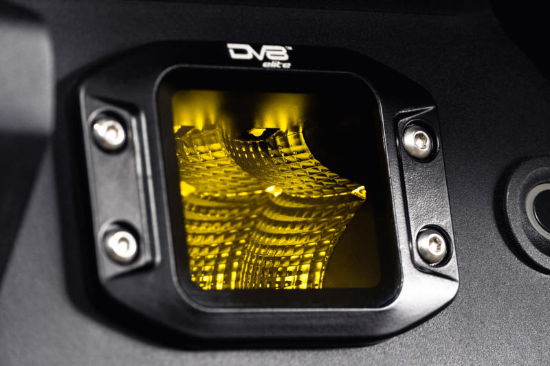 DV8 3-Inch Elite Series LED Amber Flush Mount Pod Light  BE3FMW40W