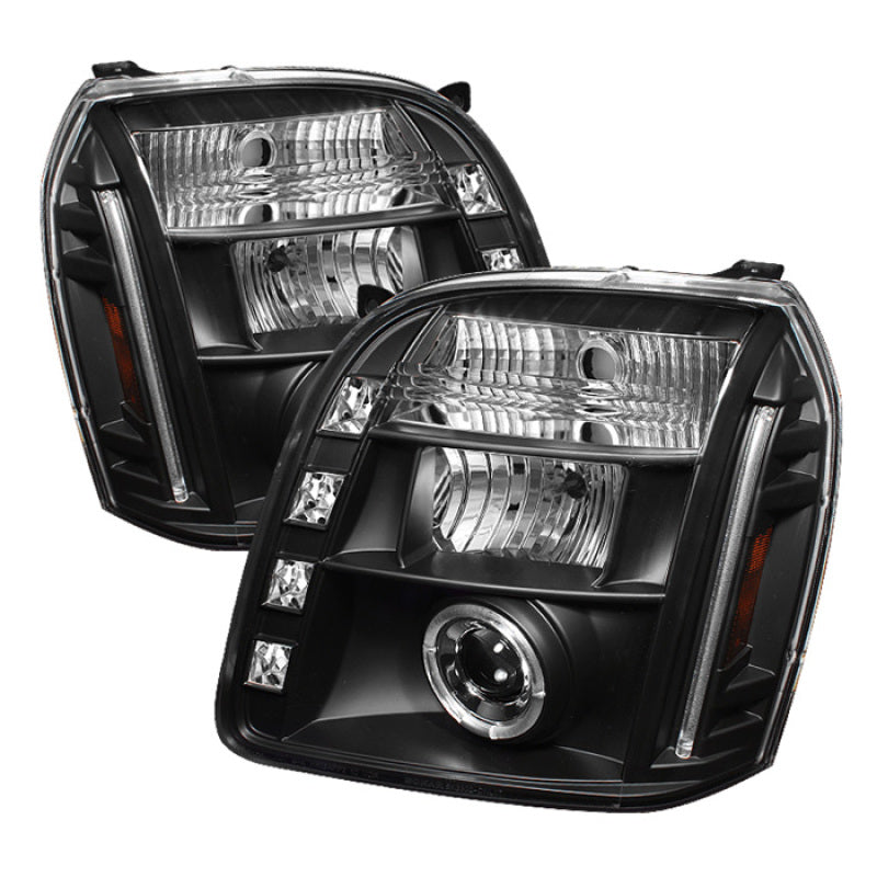 Spyder GMC Yukon 07-14/GMC Yukon Denali 07-14Projector Headlights LED Halo LED Blk PRO-YD-GY07-HL-BK SPYDER