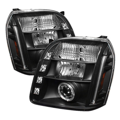 Spyder GMC Yukon 07-14/GMC Yukon Denali 07-14Projector Headlights LED Halo LED Blk PRO-YD-GY07-HL-BK SPYDER