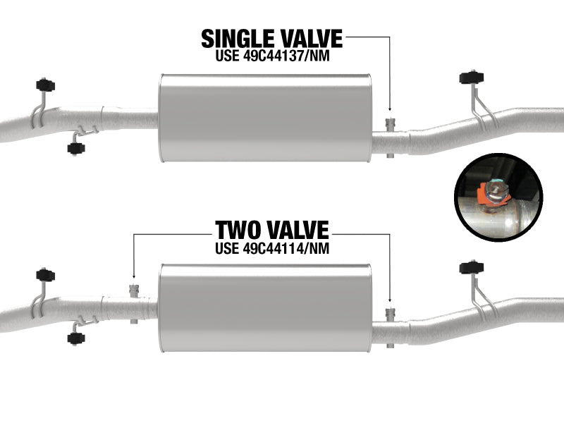 aFe 20-21 GM Trucks (V8-6.2L) 409 Stainless Steel Muffler Upgrade Pipe aFe