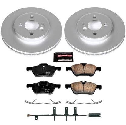 Power Stop 02-06 Mini Cooper Front Z23 Evolution Sport Coated Brake Kit PowerStop