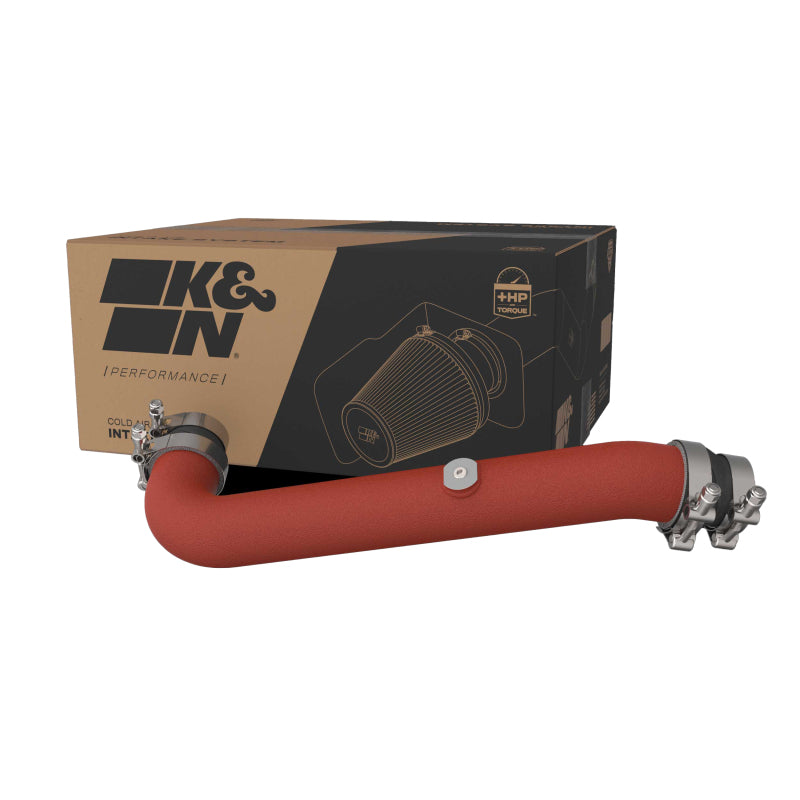 K&N 23-24 Toyota GR Corolla L3 1.6L Charge Pipe Kit - Wrinkle Red K&N Engineering