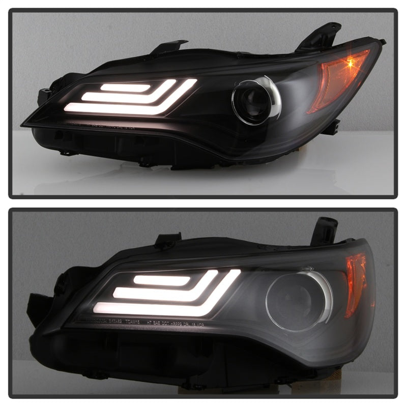 Spyder 15-17 Toyota Camry Projector Headlights - Black (PRO-YD-TCAM15-LB-BK) SPYDER