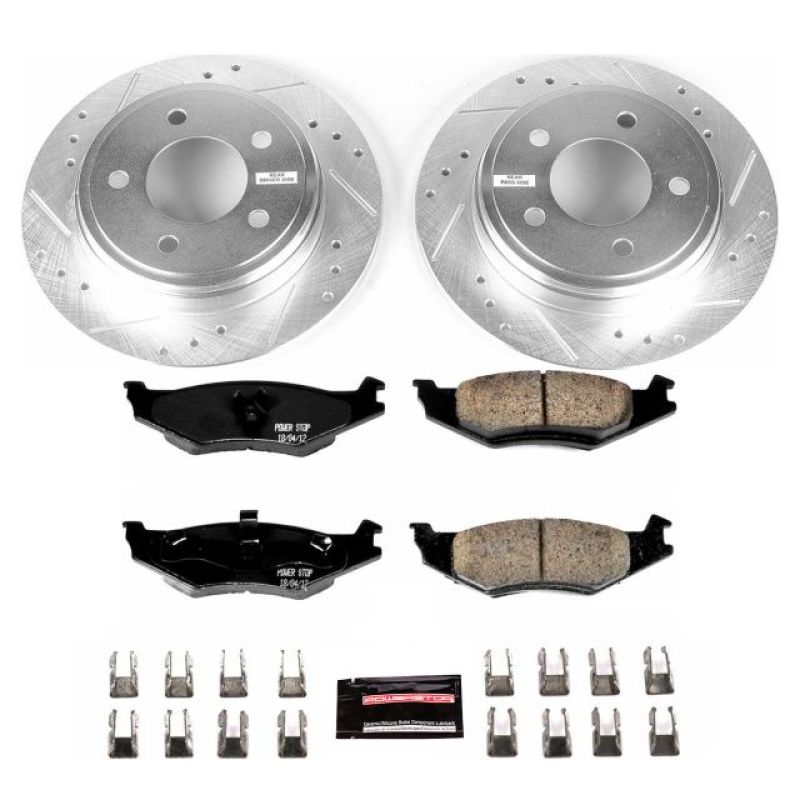 Power Stop 93-94 Chrysler Concorde Rear Z23 Evolution Sport Brake Kit PowerStop