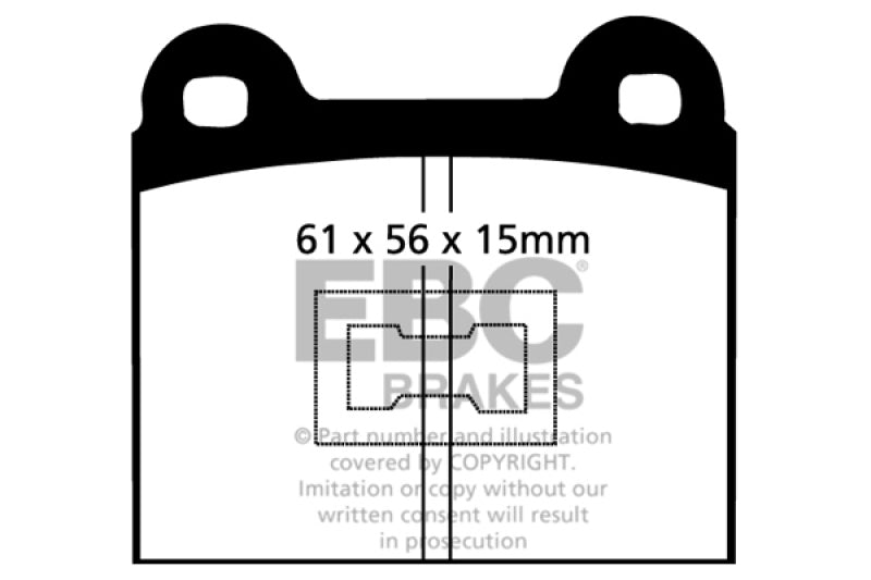 EBC Ultimax2 Front Brake Pads - UD096