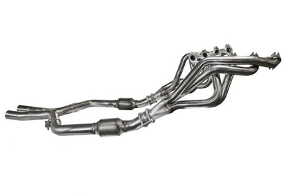Kooks 05-10 Ford Mustang GT Manual 1 5/8in x 2 1/2in SS Long Tube Headers and OEM Catted SS X Pipe Kooks Headers