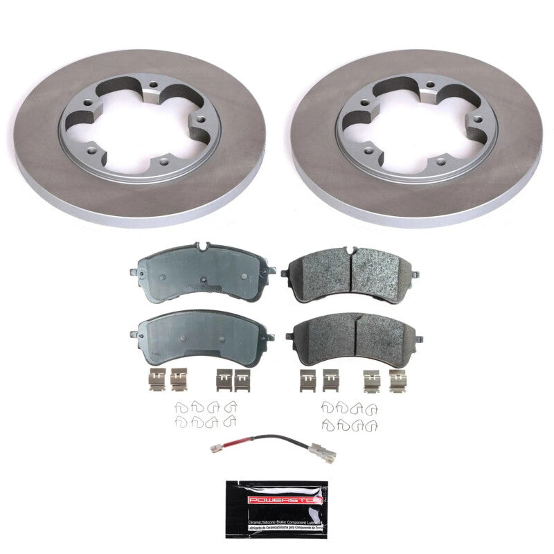 Power Stop 22-23 Ford Transit-350 Rear Semi-Coated Rotor Kit PowerStop