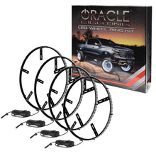 Load image into Gallery viewer, Oracle LED Illuminated Wheel Rings - Aqua SEE WARRANTY