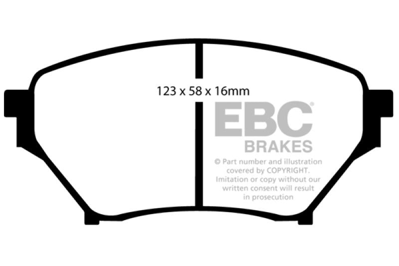 EBC Ultimax2 Front Brake Pads - UD890