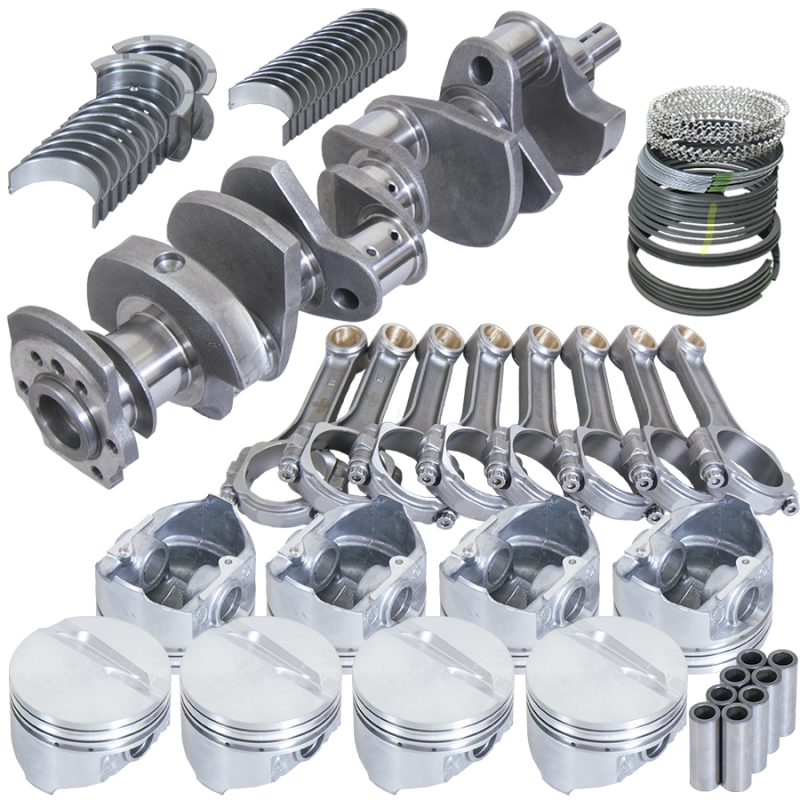 Eagle Chevy 350 3.750in Crank 5.700in I-Beam Rods -7cc Flat Top 4.030in Pistons Rotating Assembly