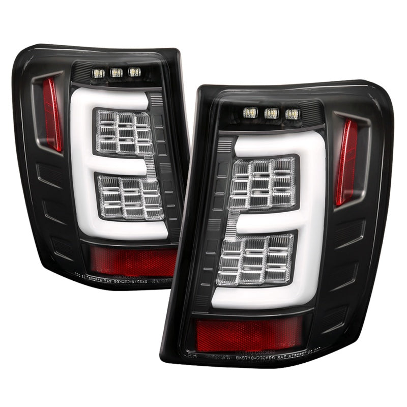 Spyder 99-04 Jeep Grand Cherokee - Light Bar Led Tail Lights - Black - ALT-YD-JGC99V3-BK SPYDER
