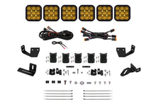 Load image into Gallery viewer, Diode Dynamics Prinsu/Sherpa Roof Racks- SS5 6-Pod CrossLink Mounting Kit - Pro Yellow Driving