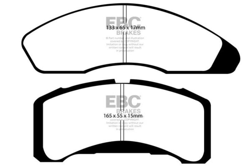 EBC RedStuff Front Brake Pads - DP31151C EBC