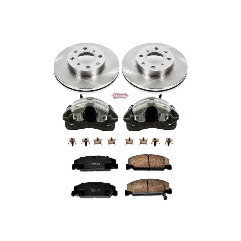 Power Stop 90-00 Honda Civic Front Autospecialty Brake Kit w/Calipers PowerStop
