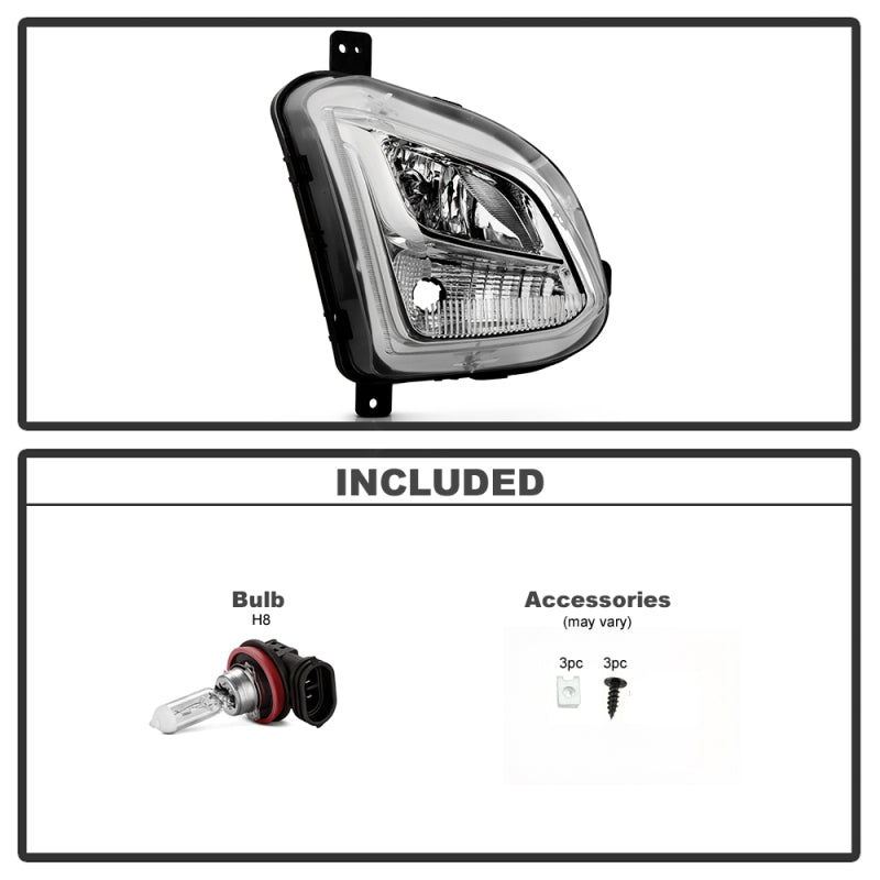 Spyder OEM Style Fog Light 18-20 Chevy Equinox - Right - Passenger Side (FL-CEQ18-R) SPYDER