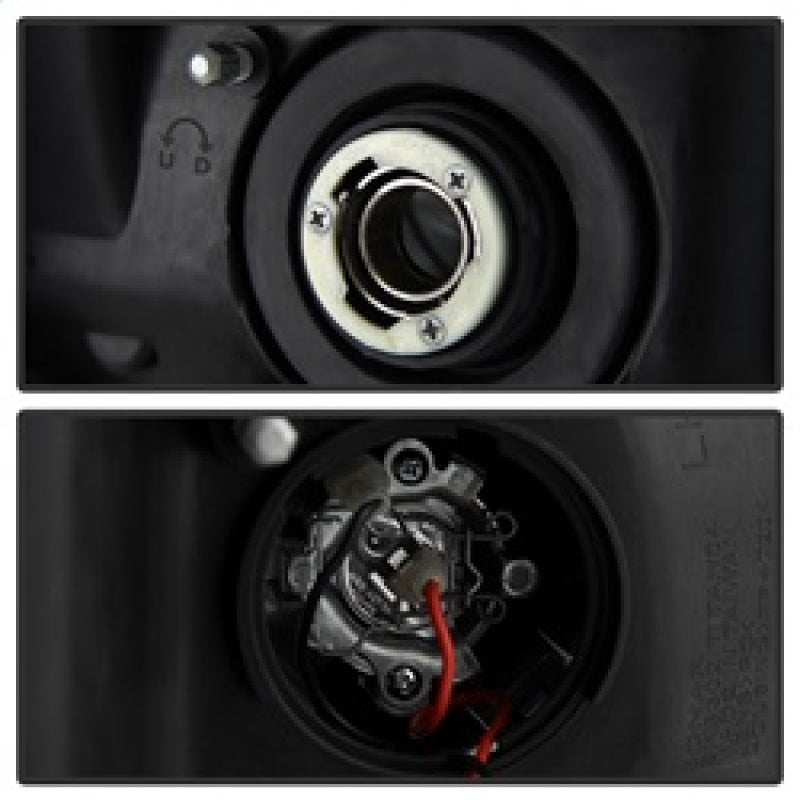 Spyder Nissan Titan 04-14/Armada 04-07 Projector Headlights LED Halo LED Blk PRO-YD-NTI04-HL-BK SPYDER
