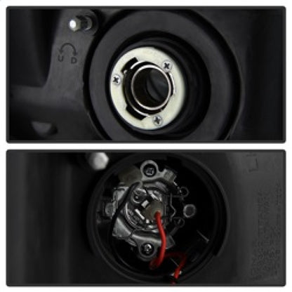 Spyder Nissan Titan 04-14/Armada 04-07 Projector Headlights LED Halo LED Blk PRO-YD-NTI04-HL-BK SPYDER