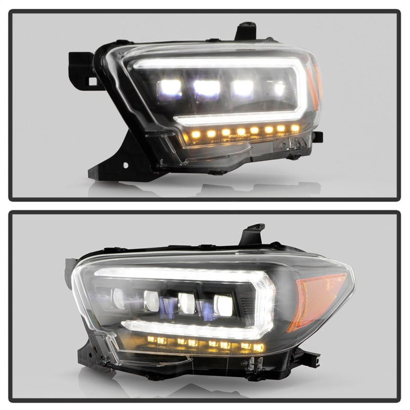 Spyder 16-20 Toyota Tacoma LED Model Only High-Power LED Headlights - Black PRO-YD-TT16LEDAP-BK SPYDER