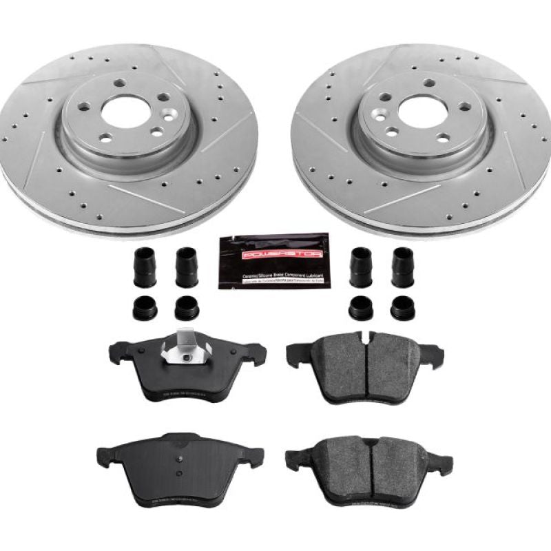 Power Stop 13-14 Volvo S60 Front Z23 Evolution Sport Brake Kit PowerStop