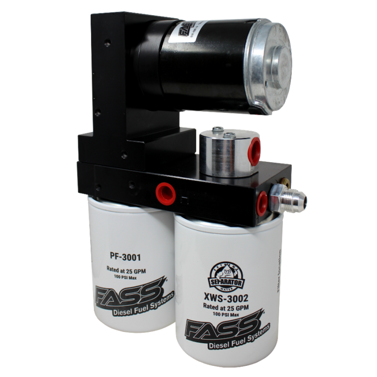 FASS 98.5-04.5 Dodge Cummins 2500/3500 290gph No Drop Titanium Fuel System