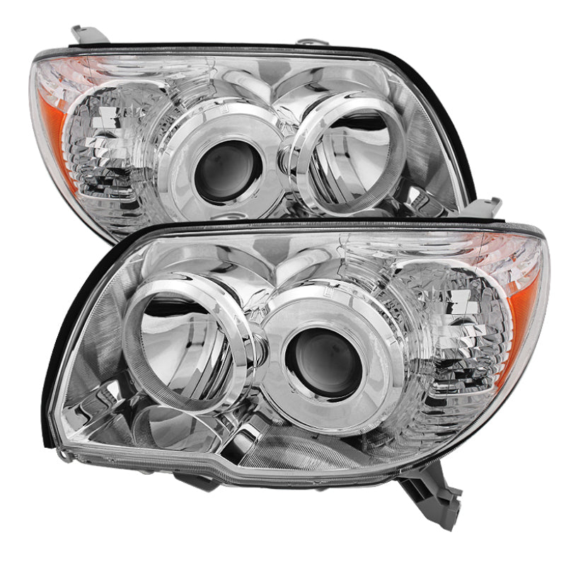 Xtune Toyota 4Runner 06-09 Crystal Headlights Chrome HD-JH-T4R06-AM-C SPYDER