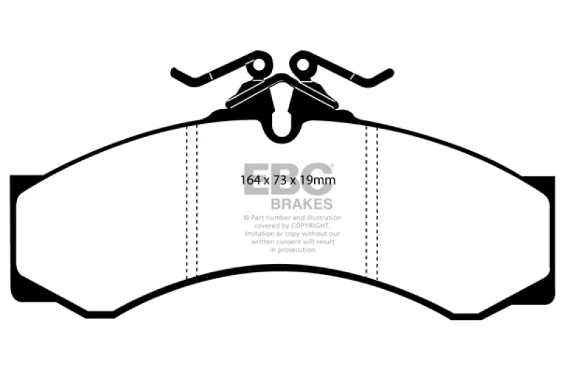 EBC GreenStuff Front Brake Pads - DP61054 EBC