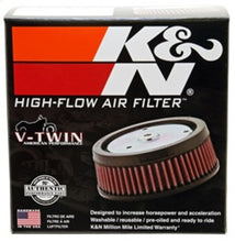 Load image into Gallery viewer, K&amp;N Round Tapered 6.25in Base OD x 5.5in Top OD x 2.125in H Replacement Filter for Harley Davidson