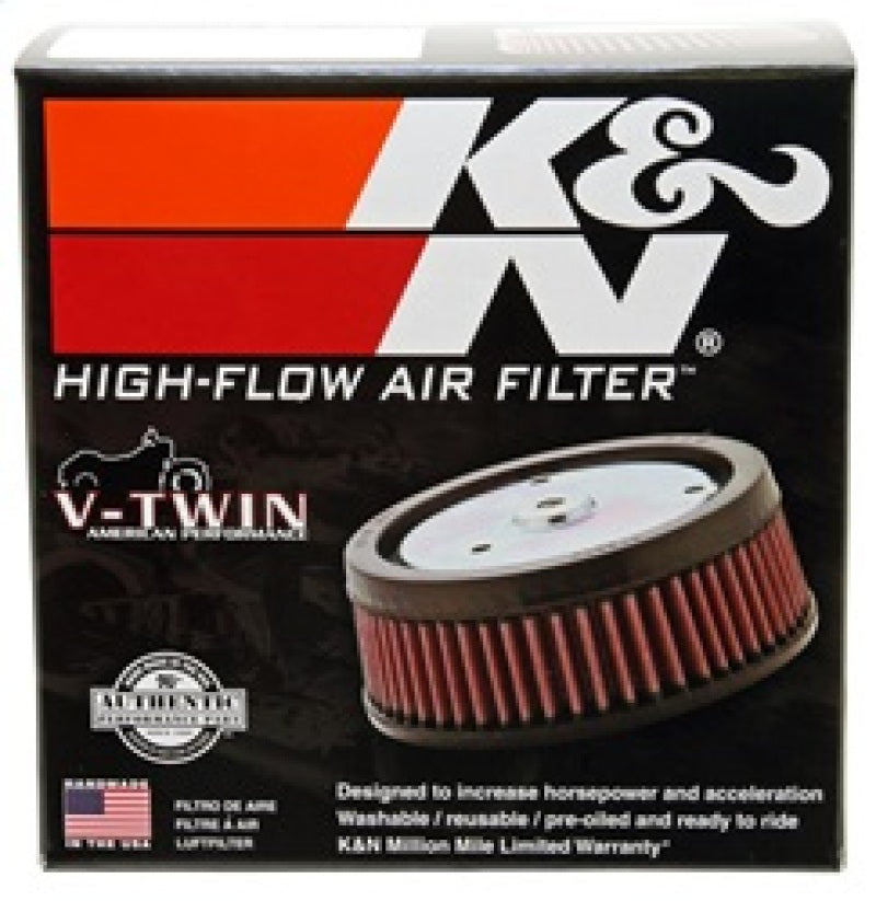 K&N Replacement Air Filter 5.5in Top OD x 6in Base OD x 2.313in H for Harley Davidson K&N Engineering