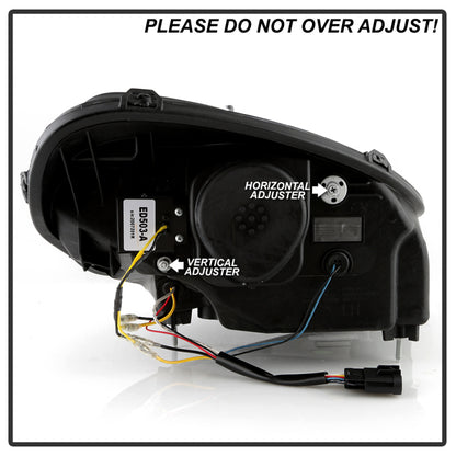 Spyder Apex Series 05-13 Chevrolet C6 Corvette Hi Powered LED Module Headlights SPYDER