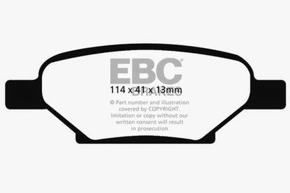 EBC RedStuff Rear Brake Pads - DP31704C EBC