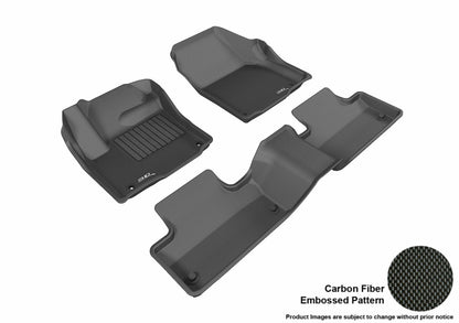 3D MAXpider KAGU 1st & 2nd Row Floor Mats for Land Rover Range Rover Evoque 2014-2019 - L1LR01801509