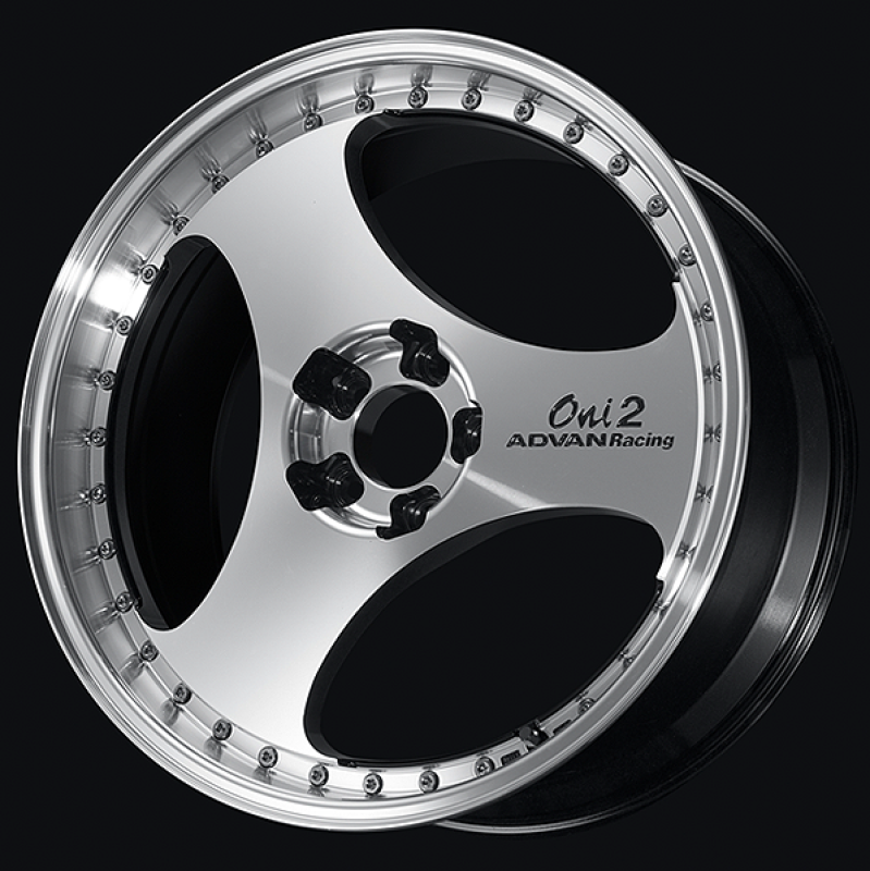 Advan YAP8J41THB RSII18X9.5 +41 5-98 PCD Racing Hyper Black