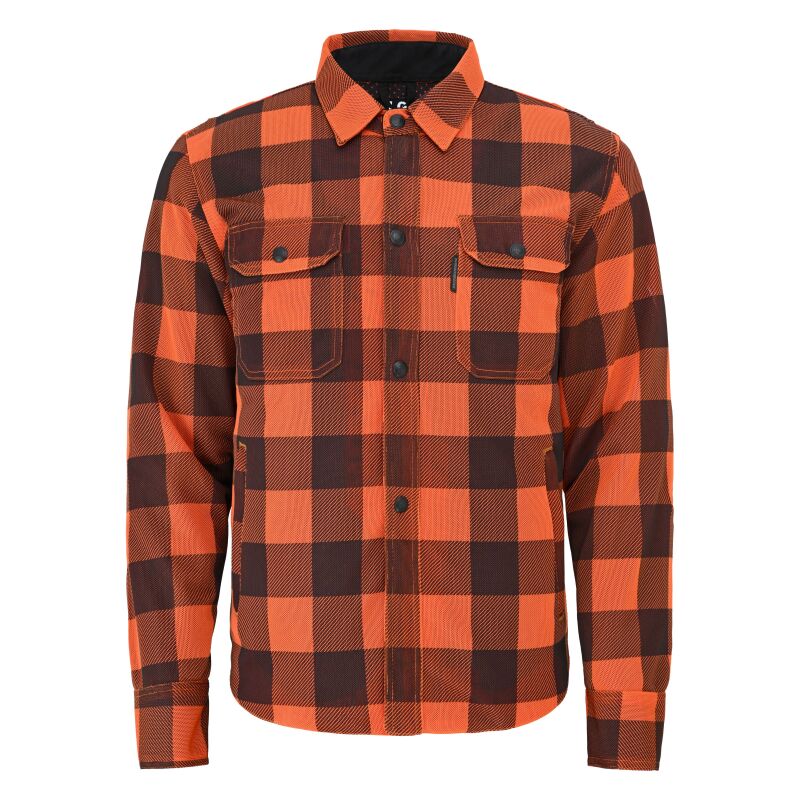 Speed and Strength Black Nine Mesh Moto Shirt Orange/Black - XL