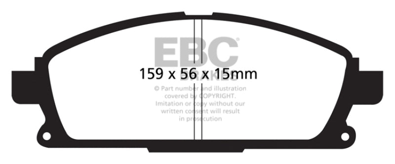 EBC Ultimax2 Front Brake Pads - UD855 EBC