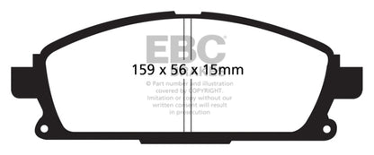 EBC Ultimax2 Front Brake Pads - UD855 EBC