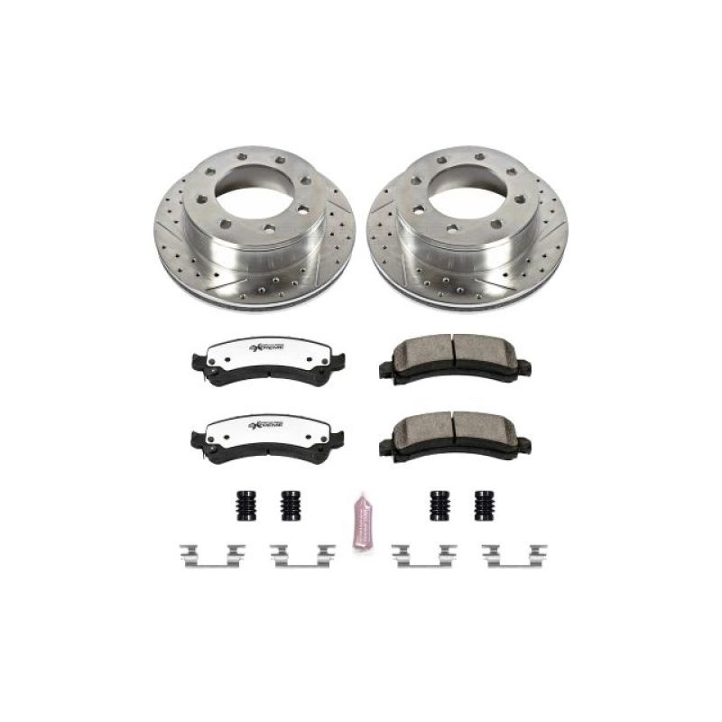 Power Stop 06-17 Chevrolet Express 2500 Rear Z36 Truck & Tow Brake Kit PowerStop