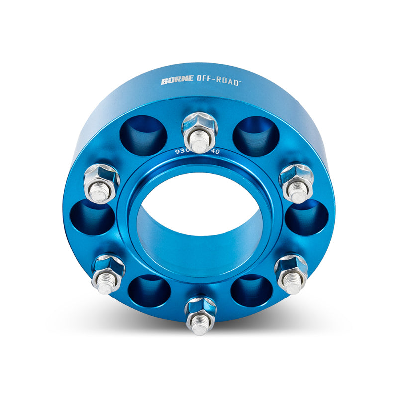 Borne Off-Road Wheel Spacers 5x150 110.1 50 M14 Blue